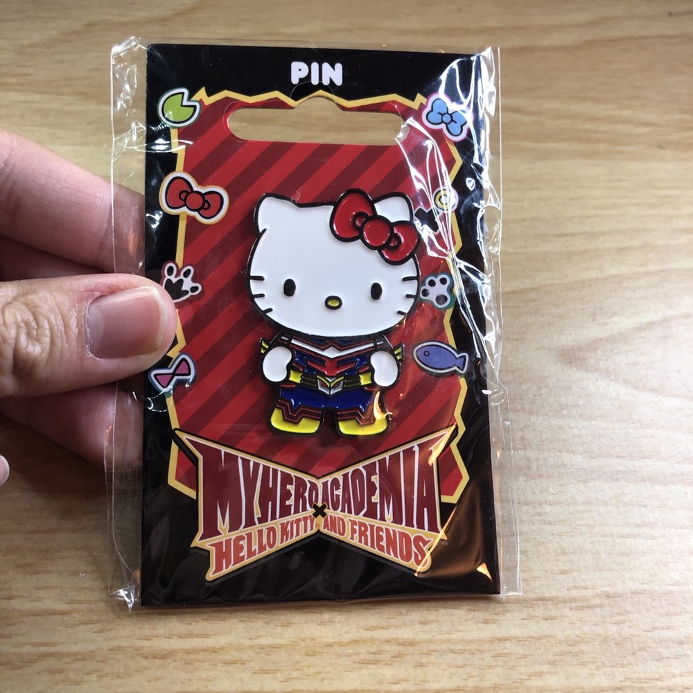 Hello Kitty x MHA Hello Kitty All Might Enamel Pin